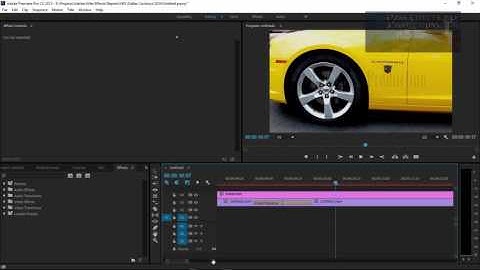 Adobe Premiere CC Lesson #3 - Transition between video clips in timeline