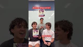 Anime Imposter! 👺 Can the imposter figure it out? 🤔 #anime #anitok #imposter