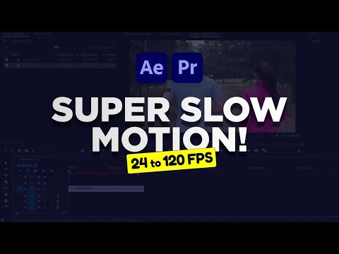 SMOOTH SLOW-MOTION: 400% Slow Down in After Effects or Premiere