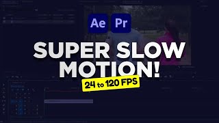 SMOOTH SLOW-MOTION: 400% Slow Down in After Effects or Premiere