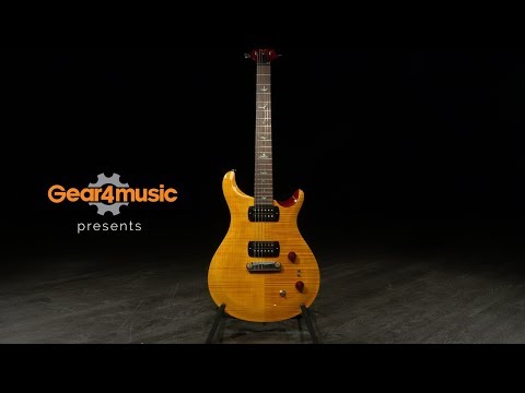 prs-se-paul's-guitar,-amber-w/-tobacco-black-|-gear4music-demo