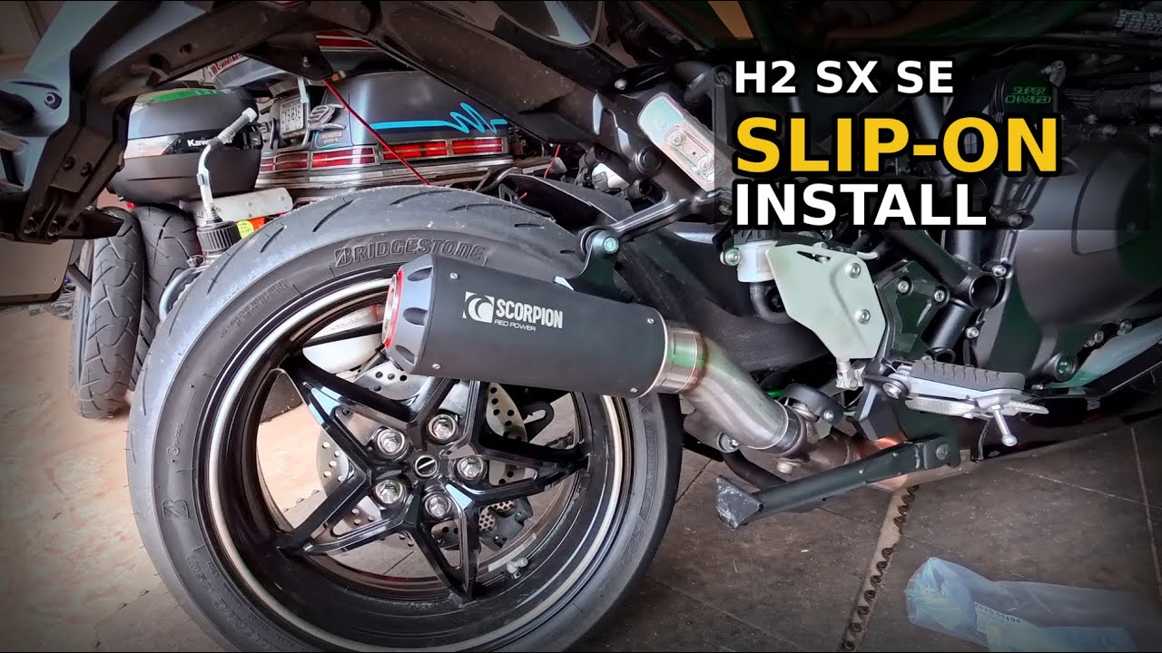 N―SLEEP   H2-SD Scorpion Slip-On Install | H2 SX SE: DB Baffle IN vs OUT + Ride