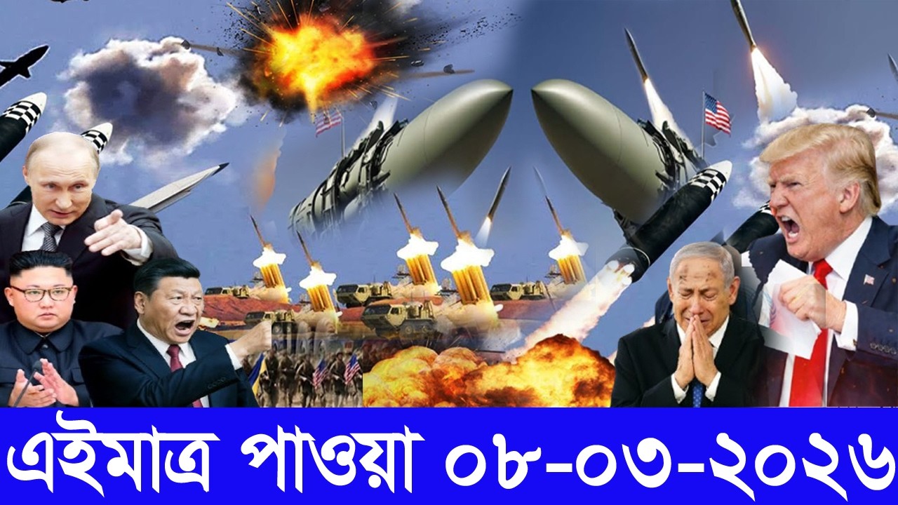 আন্তর্জাতিক বাংলা খবর BBC World News 08 Mar'2026 || World News Bangla || International News Today