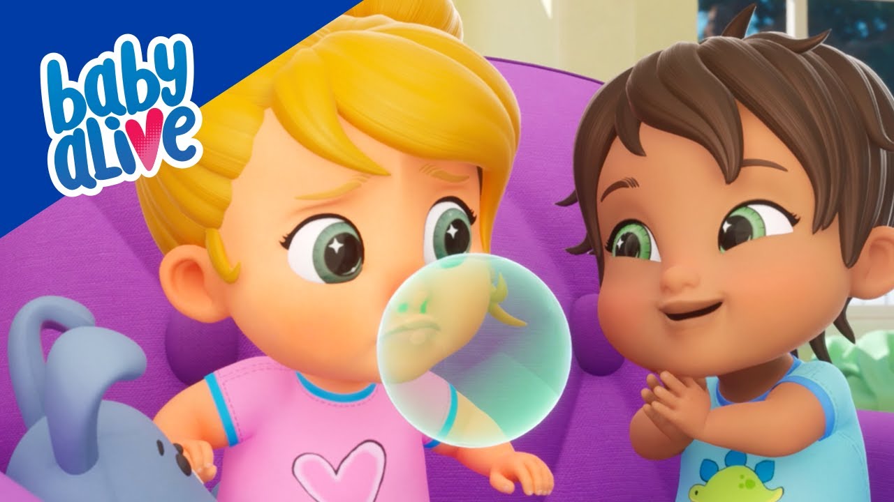 Baby Alive em Português Brasil💦Boneca Boo Boo👶🏽Desenhos Animados  Infantil 💕 