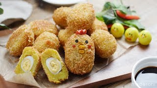 サクコロっ♪スパイス香る「うずらコロッケ」のレシピ・作り方