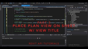 Revit API - Create New Sheet, View, & View Title - Part 3