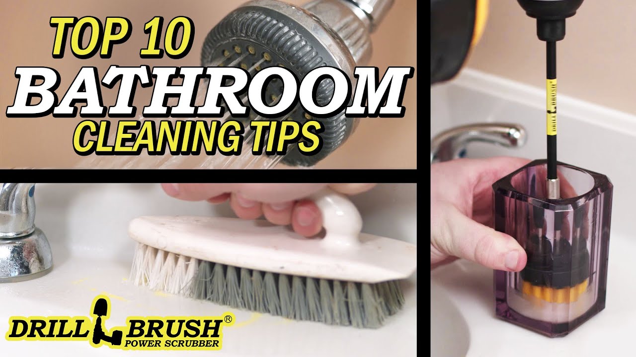 Drillbrush's Guide to Keeping Your Bathroom Spotless and Clean