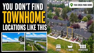 🌲 You Don’t Find Townhome Locations Like This | Fish Creek Park Views in South-East Calgary