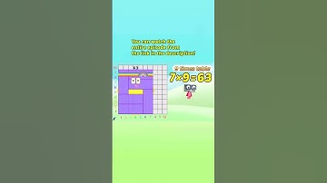 Nine Times Table Song｜Numberblocks #shorts