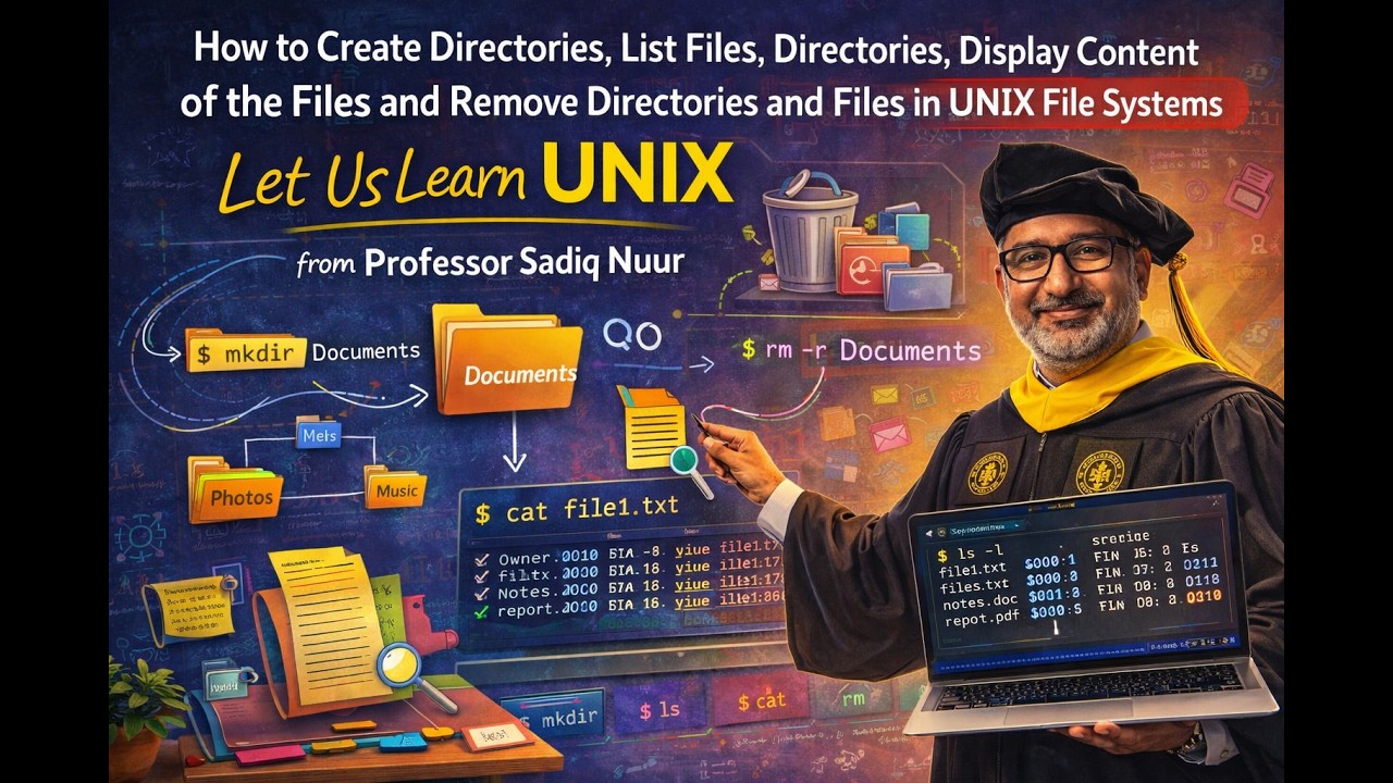 How to Create Directories, List Files, Display Content, Removing Files ...