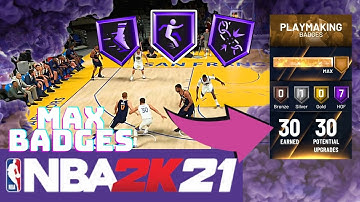 FASTEST WAY TO GET PLAYMAKING BADGES IN UNDER 2 HOURS!! NBA 2K21