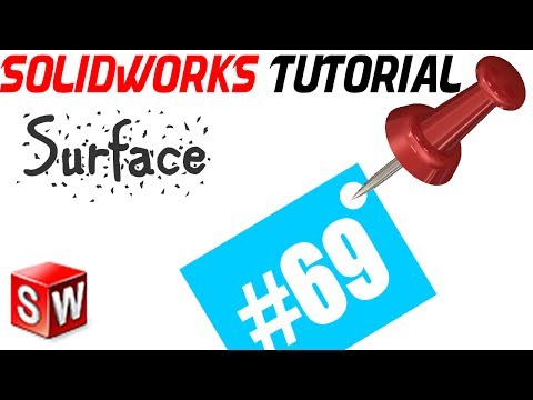 SolidWorks Lecture Surface Tutorial 69: Revolve Surface
