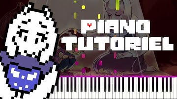 Fallen Down - Undertale | Piano Tutorial/Visualizer
