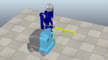 Nonprehensile manipulation of an underactuated mechanical system: The robotic hula-hoop