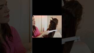Girl on vacation gets you ready for a date 🌺 #asmr #asmrsounds #asmrhair #asmrhairplay