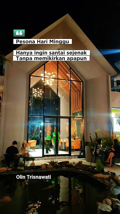 santai menikmati weekend #quotes #cafe #muhasabahdiri