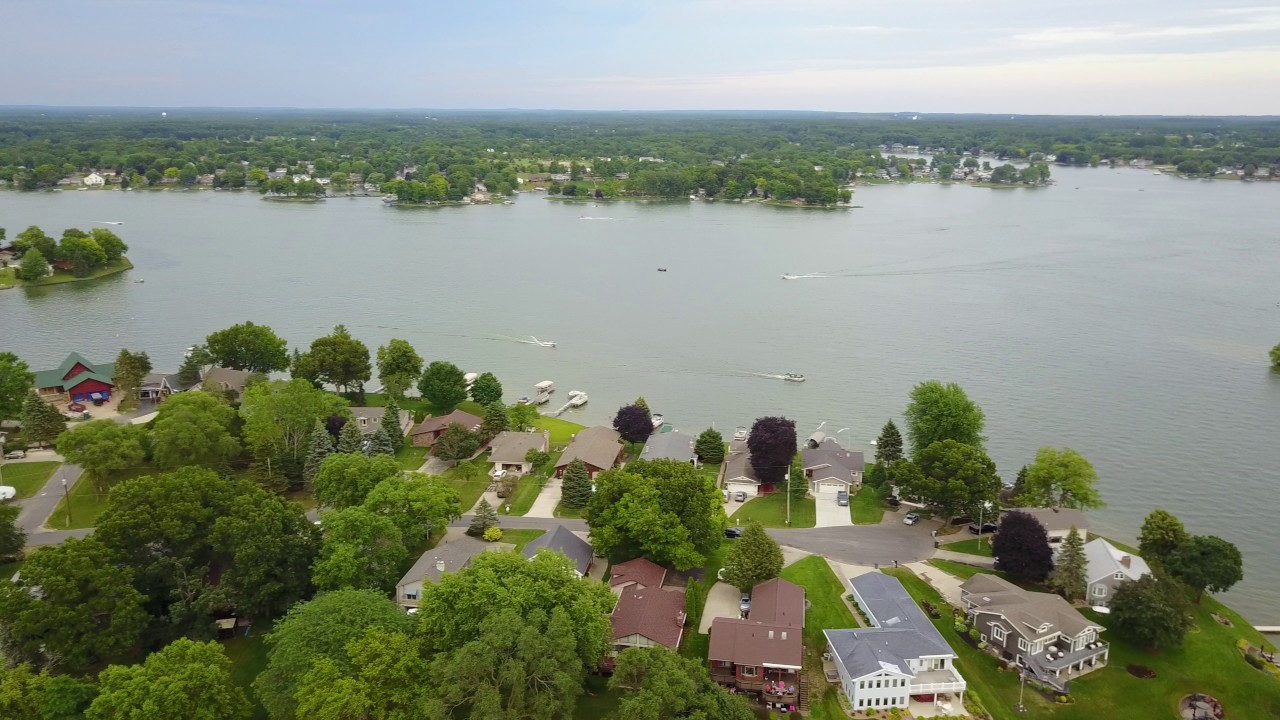 Lake Columbia 360 pan view dji mavic pro