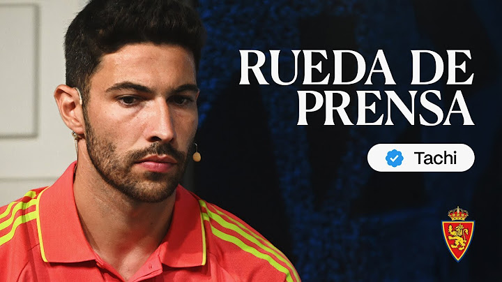 🎙️ Tachi, en su presentación: "El Real Zaragoza es una oportunidad para mí; para seguir creciendo"
