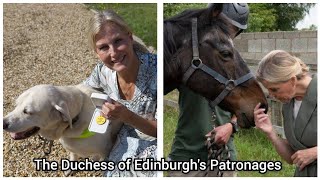 What and who are the Duchess of Edinburgh Patronages and how does she support them?