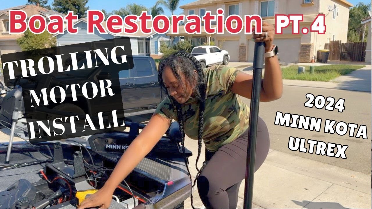 Trolling Motor Mod Bass Boat Restoration on my Bass Tracker | Install Minn Kota Ultrex ...