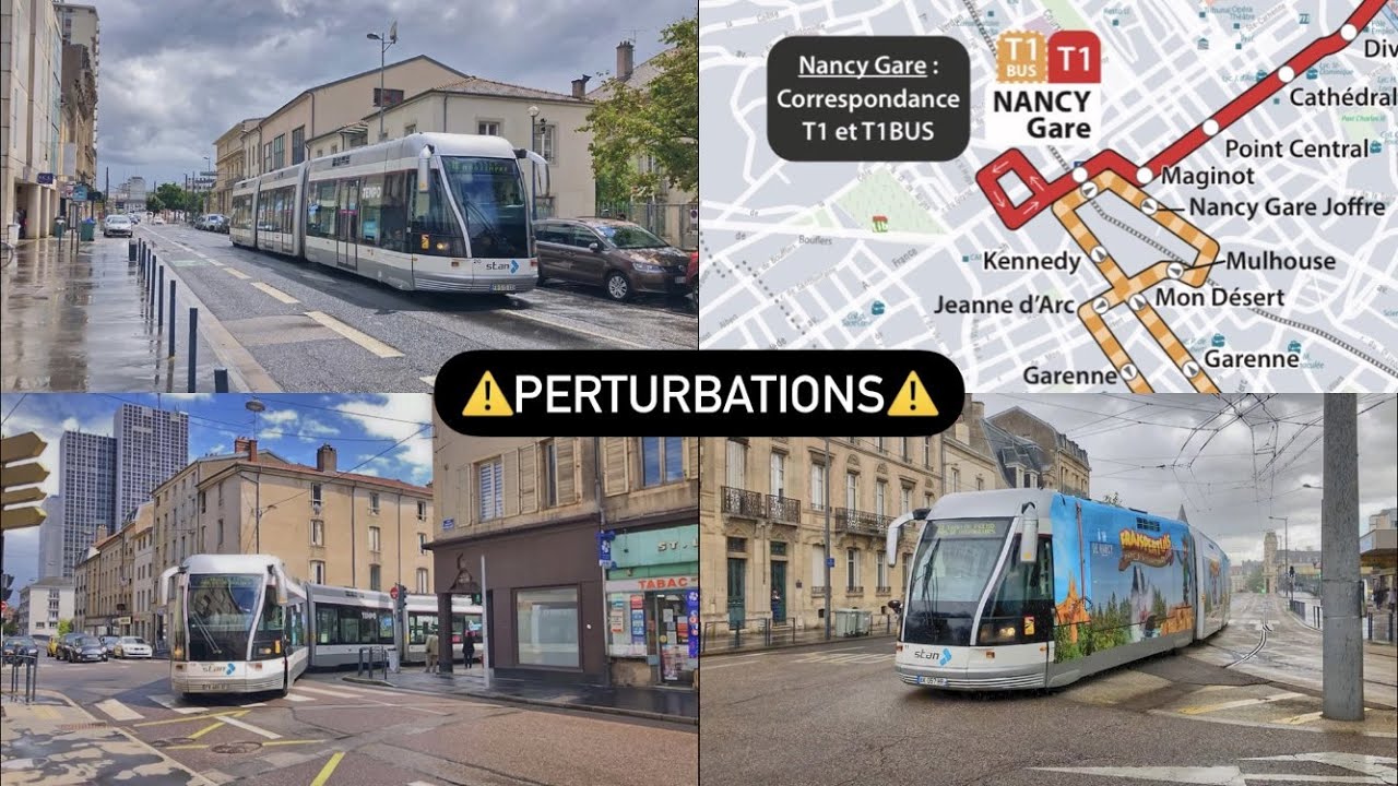 Terminus provisoire à Nancy Gare sur la ligne T1 !