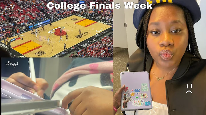 Study with me finals week | Basketball Game, Math,...