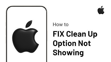 How To FIX Clean Up Option Not Showing on iPhone