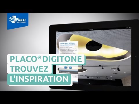 Trouvez l'inspiration pour vos plafonds avec l'application Placo® Digitone