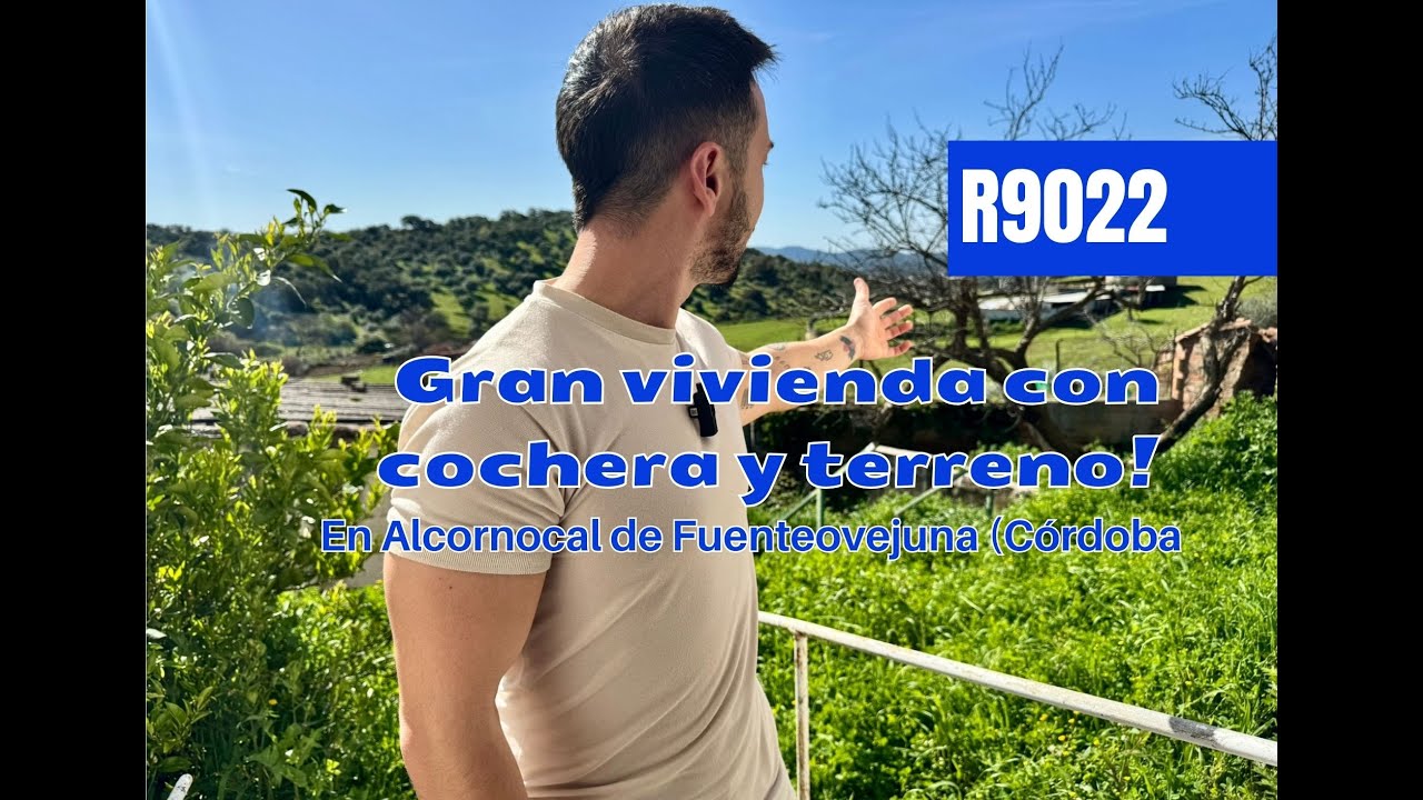 r9022 | Pedazo de vivienda con cochera y terreno! en Alconocal de Fuente Obejuna ( Córdoba )