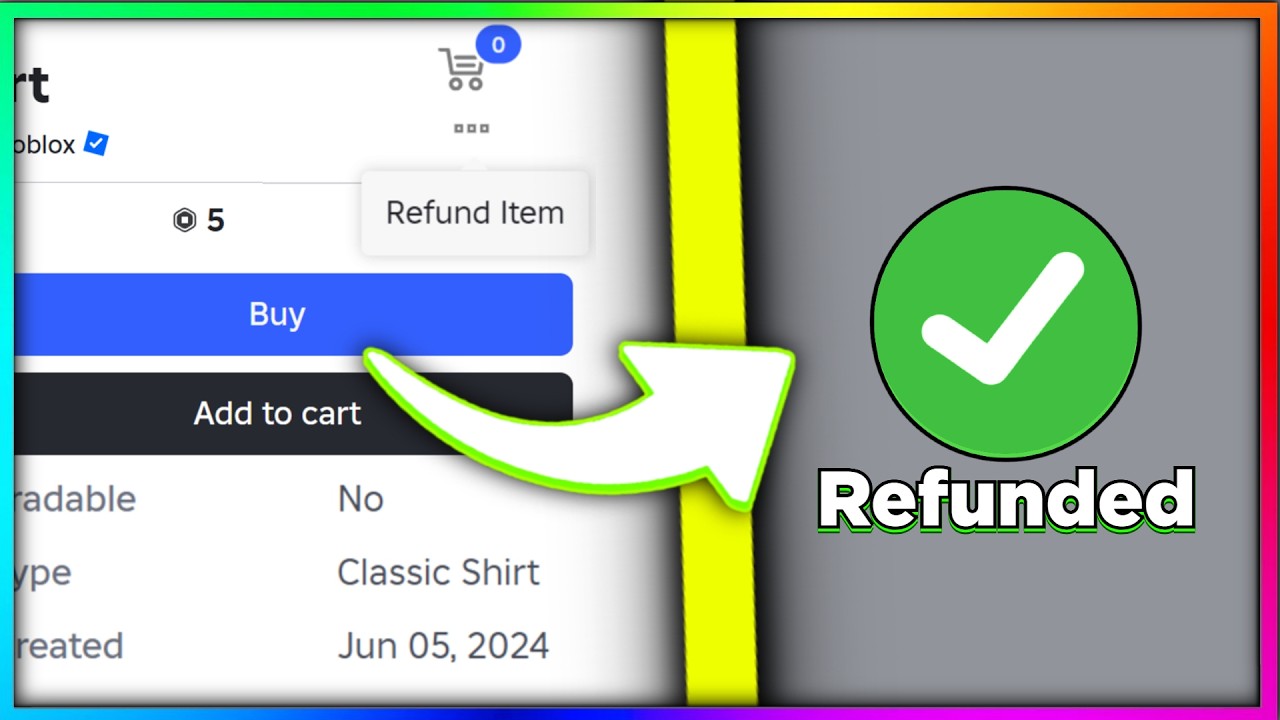 How To REFUND CLOTHING On ROBLOX 2026 YouTube 
