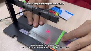 IMS background suppression sensor with high accuracy