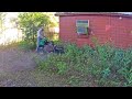 Military Clean Up, Messy Yard - 40 Minutes Real Time | Mowing Tall Grass