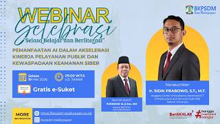 Webinar SELEBRASI Eps. 3 - Pemanfaatan AI dan Kewaspadaan Keamanan Siber