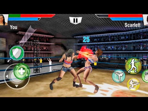 Girls Fighting Games: Superstar Women Wrestling - Gameplay Walkthrough Part 1 (Android)