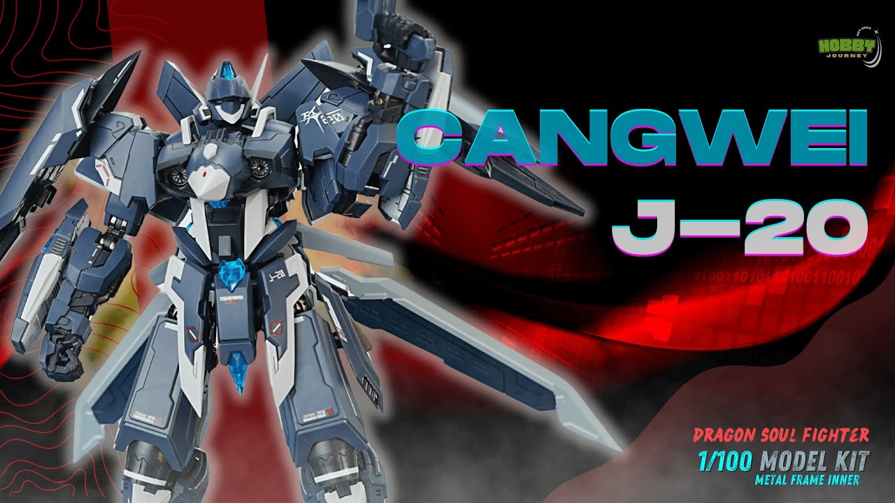 Review] Xiwanse 1/100 Dragon Soul Fighter J-20 Cangwei Model kit