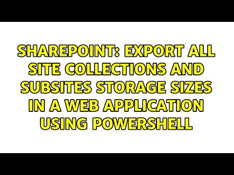 Export all site collections and subsites storage sizes in a Web Application using PowerShell
