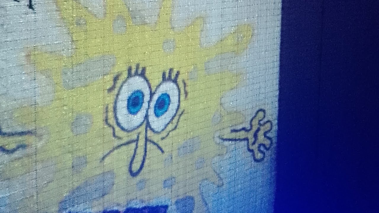 carpet making a SpongeBob rug at home