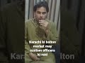 Karachi ki Bolton market may custom officers ki raid