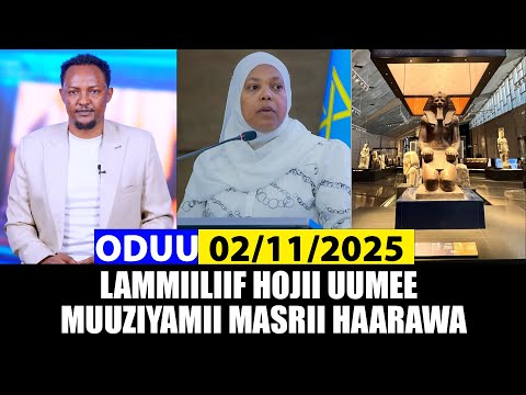 Oduu Dilbata 02 11 2025 Lammiileef Hojii Uumuu Muuziyamii Masrii Haarawa A3multimediastudio