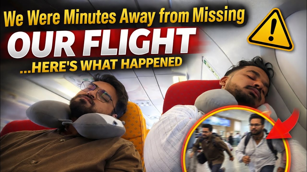 We Were Minutes Away from Missing Our Flight 😨| Here’s What Happened