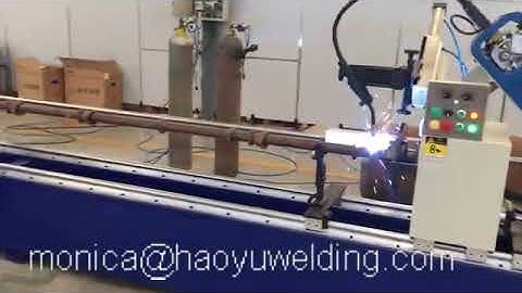 Industry plant application steel scaffold pipe ledger automatic welding machine for circle seam