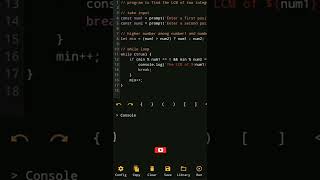 Celebrity To find the LCM of two numbers in js #code #coding #js Net Worth