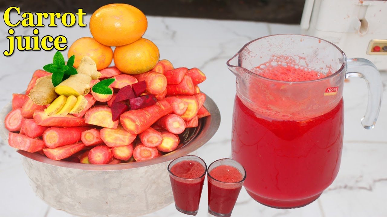 Carrot and Orange Juice Gajar Ka Juice Carrot Juice Asghar Baloch