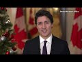 Justin Trudeau says Canada is fortunate to be a &#39;country of peace&#39; in Christmas message