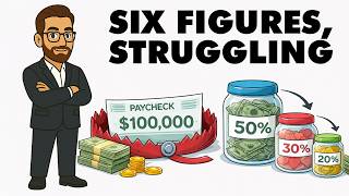 The $100K Salary Trap: Why High Earners Stay Broke (And the 50/30/20 Fix)