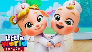 Jueguemos A Ser Doctores | 🎤 Canciones Infantiles 🎶 Little World En Español 👶🏻🌎