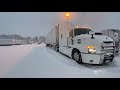 Приїхав на загрузку в Лінкольн | Нас засипає СНІГОМ 🌨 | Як чистять сніг в США?! Зимовий Далекобій!