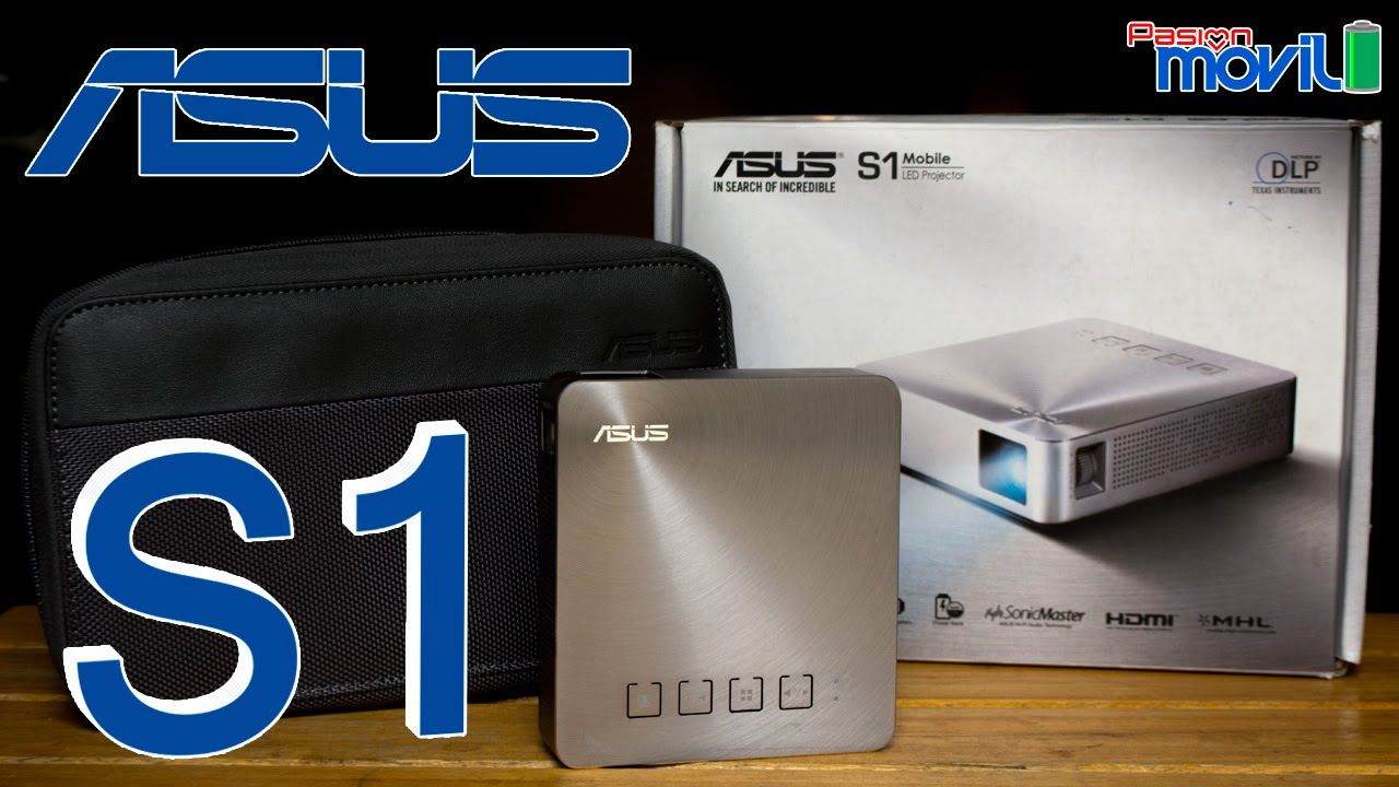 ASUS S1 LED Mobile Projector 開箱試玩 Unbox - YouTube