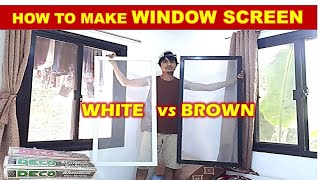 How To Make Window Screen At Home Diy Paano Gumawa Ng Window Screen