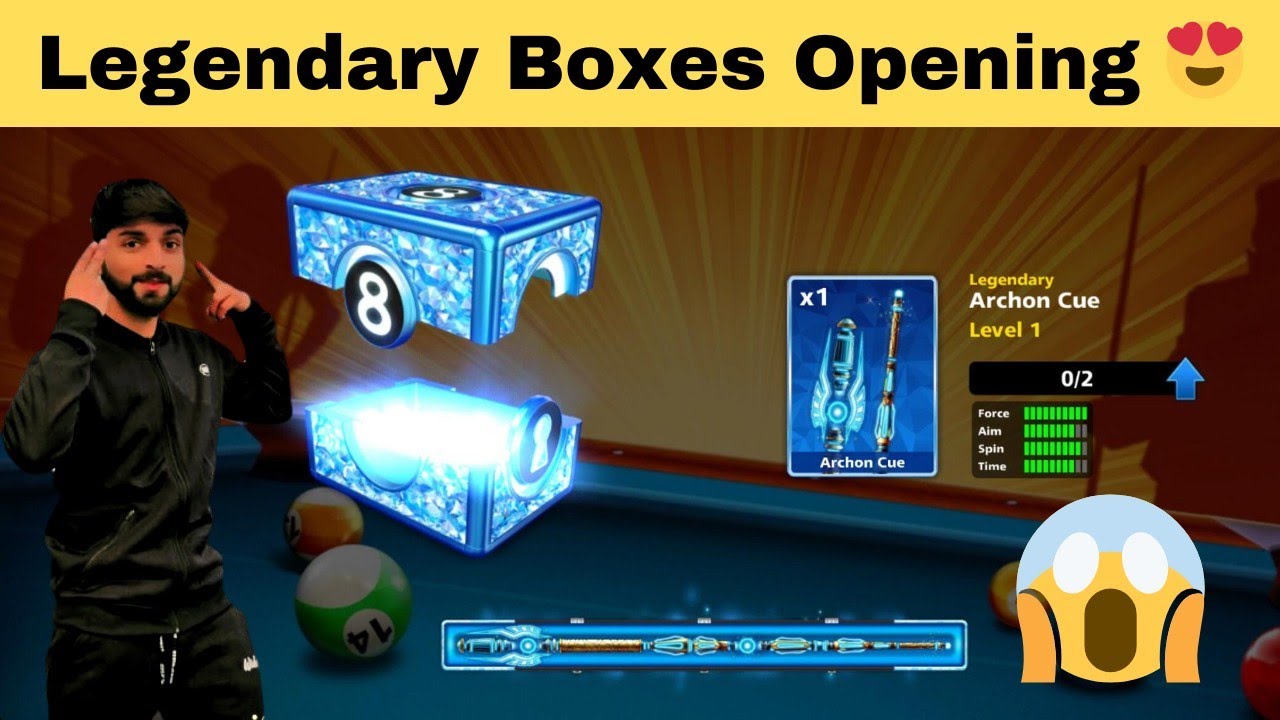 8 Ball Pool Legendary Box Reward Link 2022 - 8 Ball Pool - Legendary Boxes Opening | Legendary Cues | How To Open